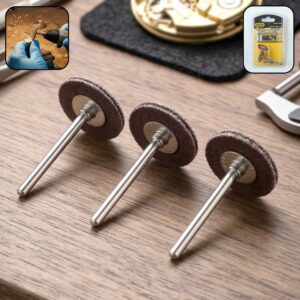 Wagtail Mini Rotary Tool Grinding Wheel Disc Set with Metal Shank (3 Pc Set)