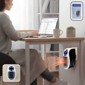 Portable Electric Plug-In Room Heater (1 Pc)