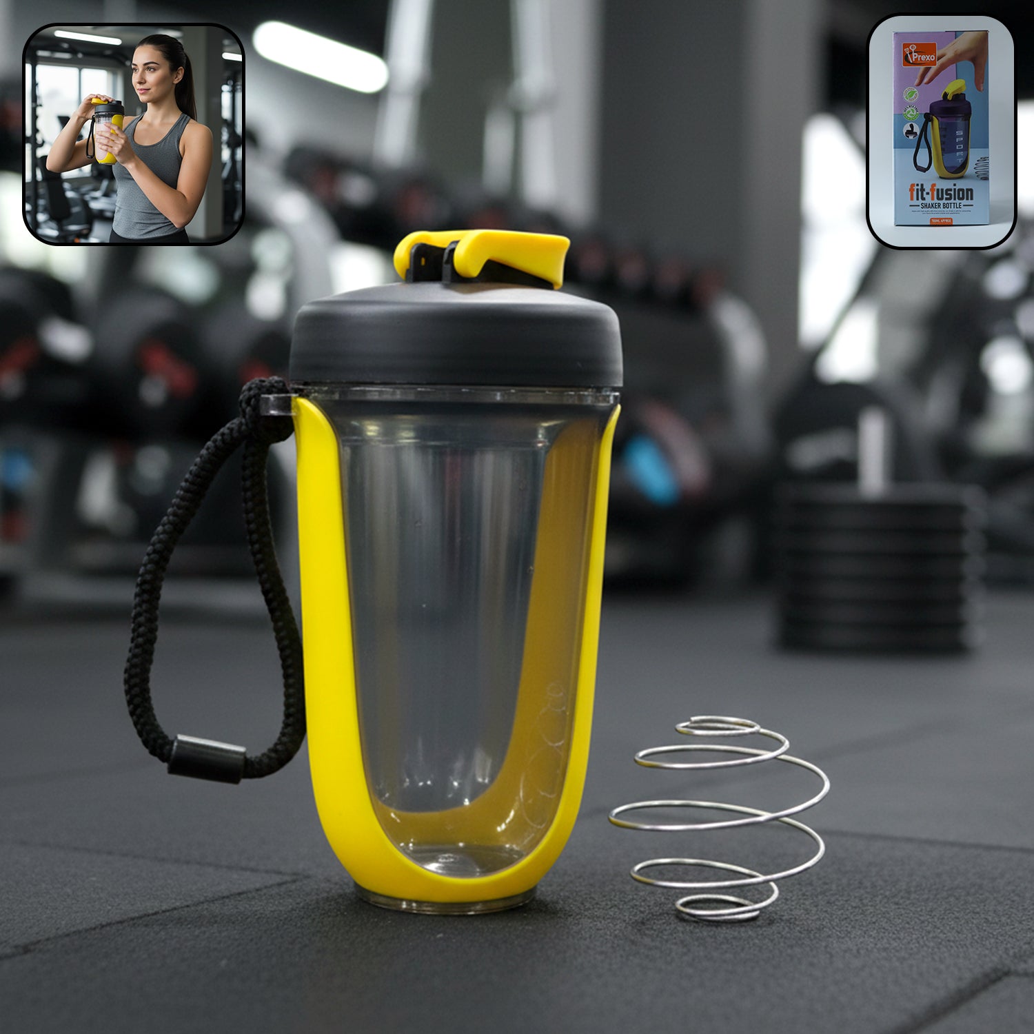 Prexo Fit-Fusion Shaker Bottle (1 Pc, 700 ML Approx) 1 Prexo Fit-Fusion Shaker Bottle (1 Pc, 700 ML Approx)