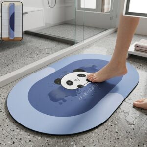 Premium Soft Anti Slip Bathroom Floor Mat (1 Pc, 79x50 Cm)