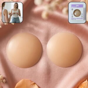 Reusable Silicone Nipple Cover Patches (2 Pc)