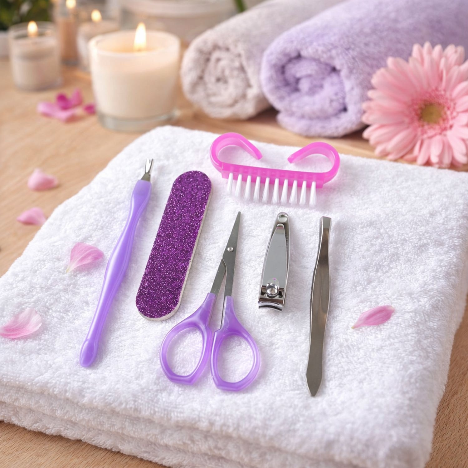 6 In 1 Manicure Pedicure Nail Care Kit (1 Set) 1 6 In 1 Manicure Pedicure Nail Care Kit (1 Set)