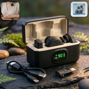 Premium Wireless Lavalier Microphone Set (1 Set)