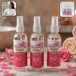 Rose Water Face Spray Set (3 Pc Set, 100 ML Each)
