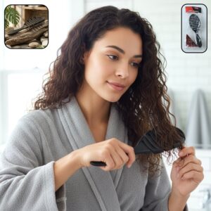 Plastic Soft Wide Tooth Detangling Hair Comb (1 Pc)