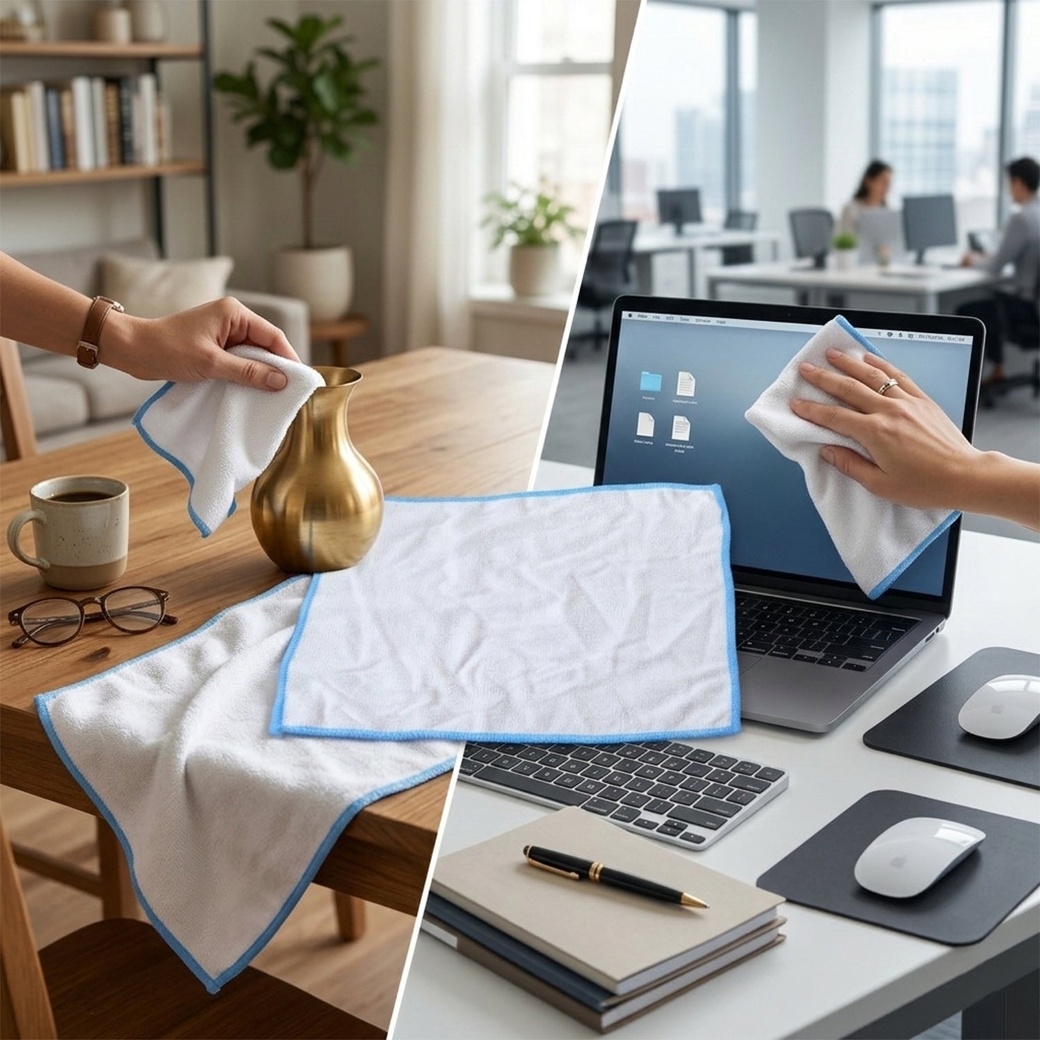 Microfiber Cleaning Cloth (4 Pc Set, 28x29 Cm) 3 Microfiber Cleaning Cloth (4 Pc Set, 28x29 Cm) - Image 3