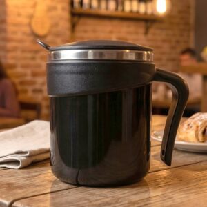 Prexo Modern Insulated Dolphin Mug With Lid (1 Pc, 200 ML Approx)