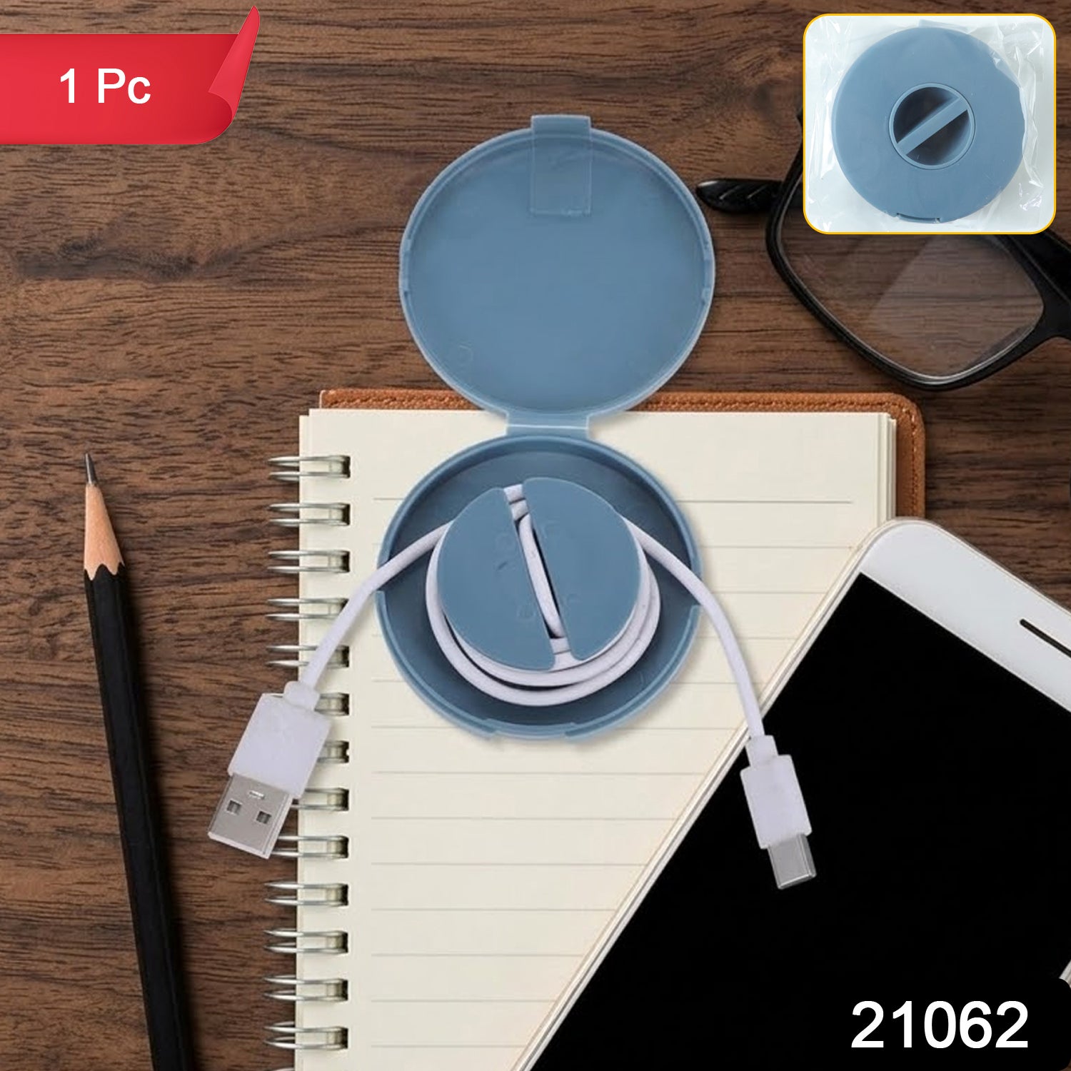 Compact Plastic Cable Organizer Case (1 Pc) 2 Compact Plastic Cable Organizer Case (1 Pc) - Image 2