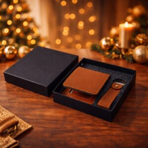 2 in 1 Men’s Wallet with Keychain Holder