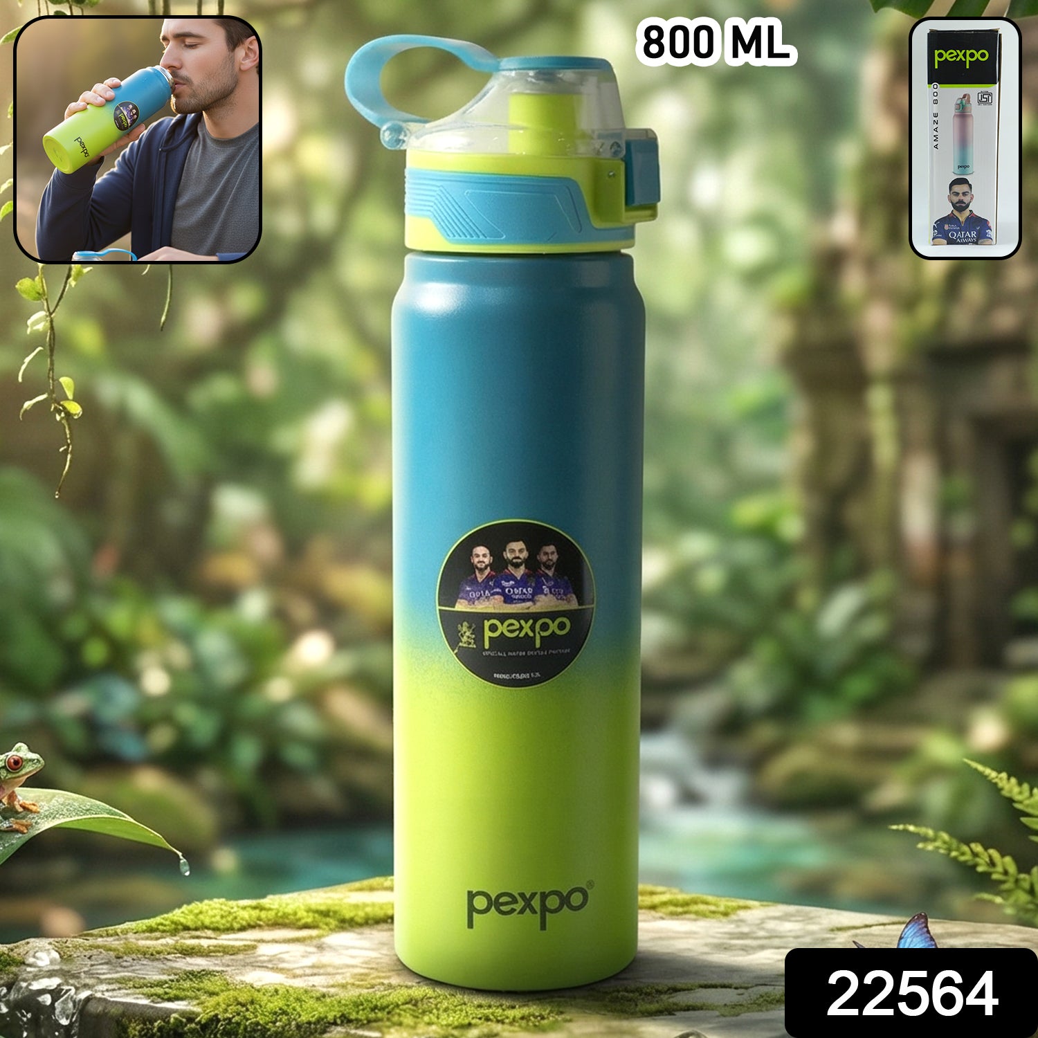 Pexpo Amaze Hot & Cold Insulated Stainless Steel Water Bottle 800 ML 2 Pexpo Amaze Hot & Cold Insulated Stainless Steel Water Bottle 800 ML - Image 2