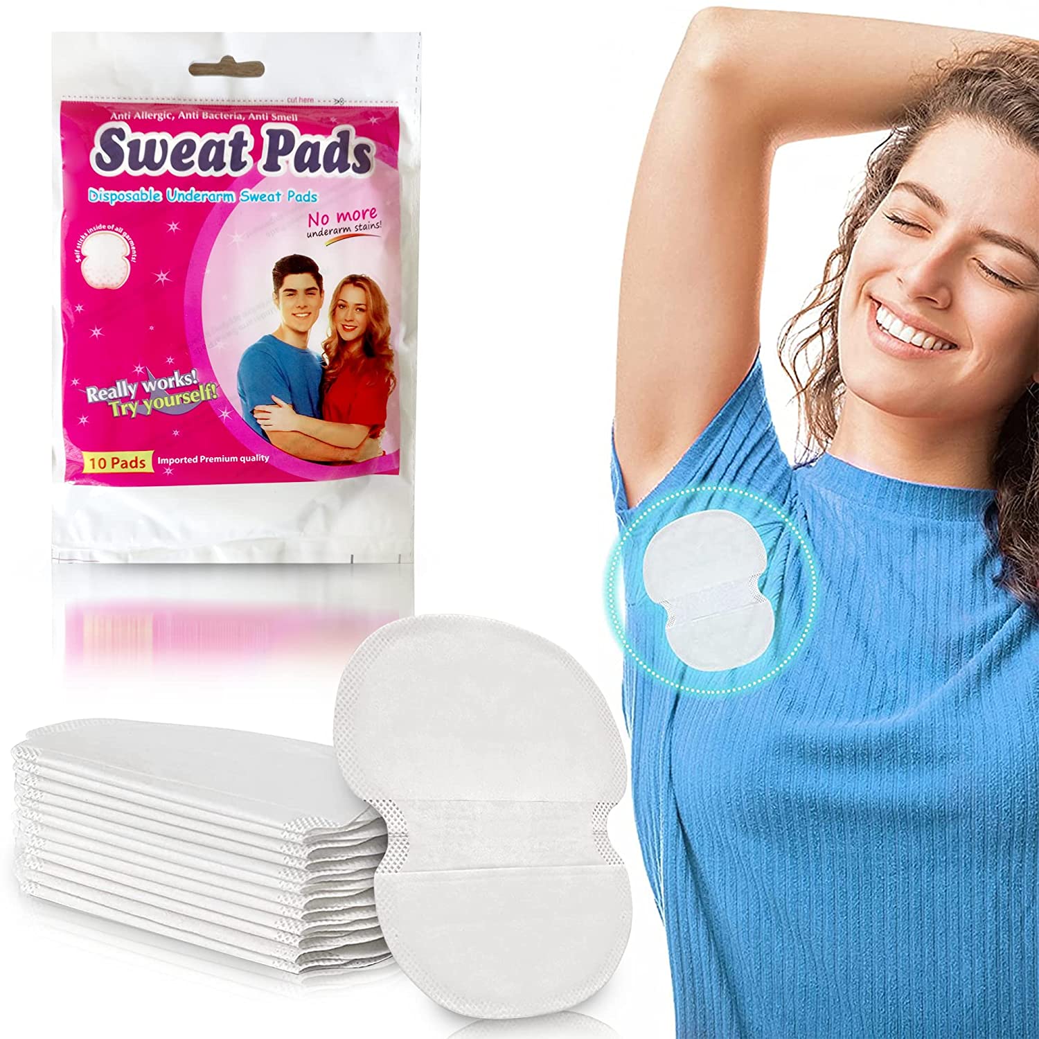 SWEAT PADS (10 PIS PACKET) 1 SWEAT PADS (10 PIS PACKET)