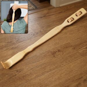 Wooden Back Massager Stick (1 Pc, 46 Cm)