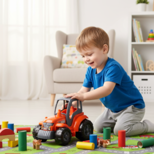 🎁 🎁 Funwoods Kids Friction Powered Tractor Toy - (1 Pc)