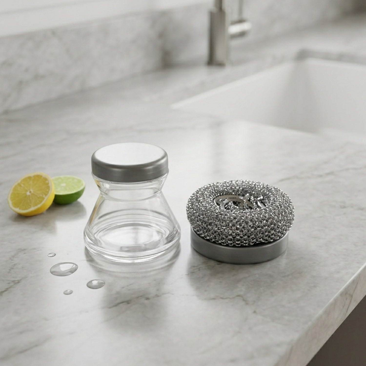 Liquid Dispensing Dish Cleaning Brush 1 Pc 3 Liquid Dispensing Dish Cleaning Brush 1 Pc - Image 3