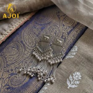 Heritage Silver Elephant Earrings