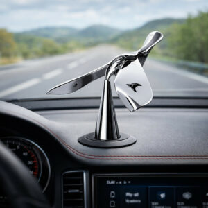 Modern Metal Bird Sculpture Showpiece for Home & Office Desk Decor