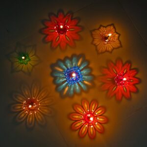 3D Diya 12 Pis Set