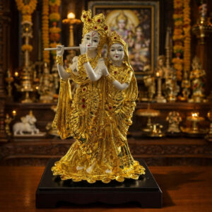 Radha Krishna Idol Decorative Showpiece for Home & Temple (Mix Design)