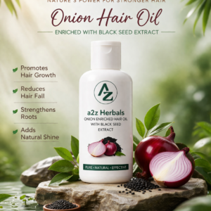 onion hair oil for hair growth with black seed