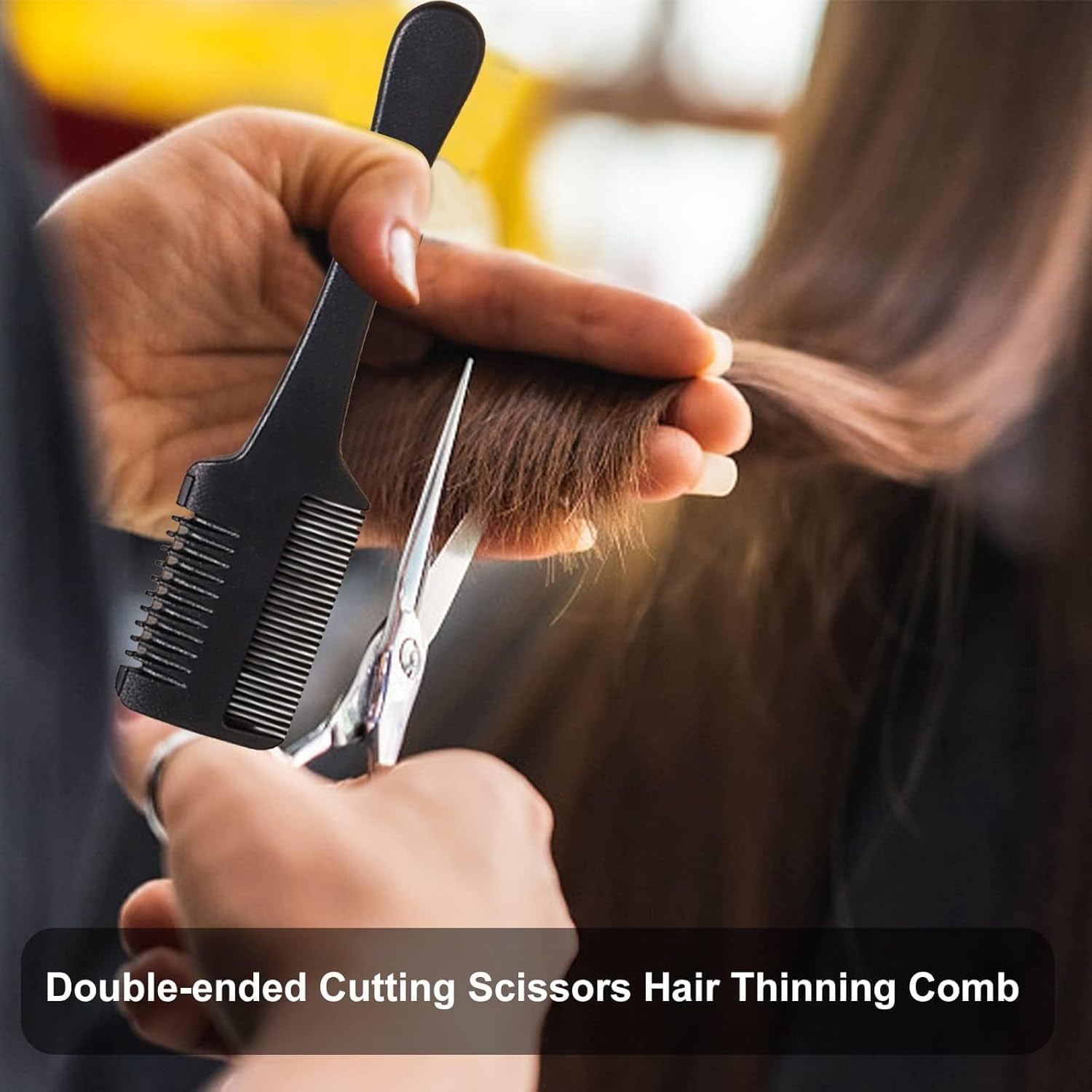 2 in 1 Double-Sided Hair Cutting Comb with Razor Blade (1 Pc) 3 2 in 1 Double-Sided Hair Cutting Comb with Razor Blade (1 Pc) - Image 3