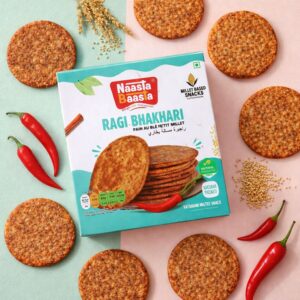 Naasta Baasta Ragi Bhakhari - Crispy Millet Based Ready to Eat Healthy Snack (200gm)