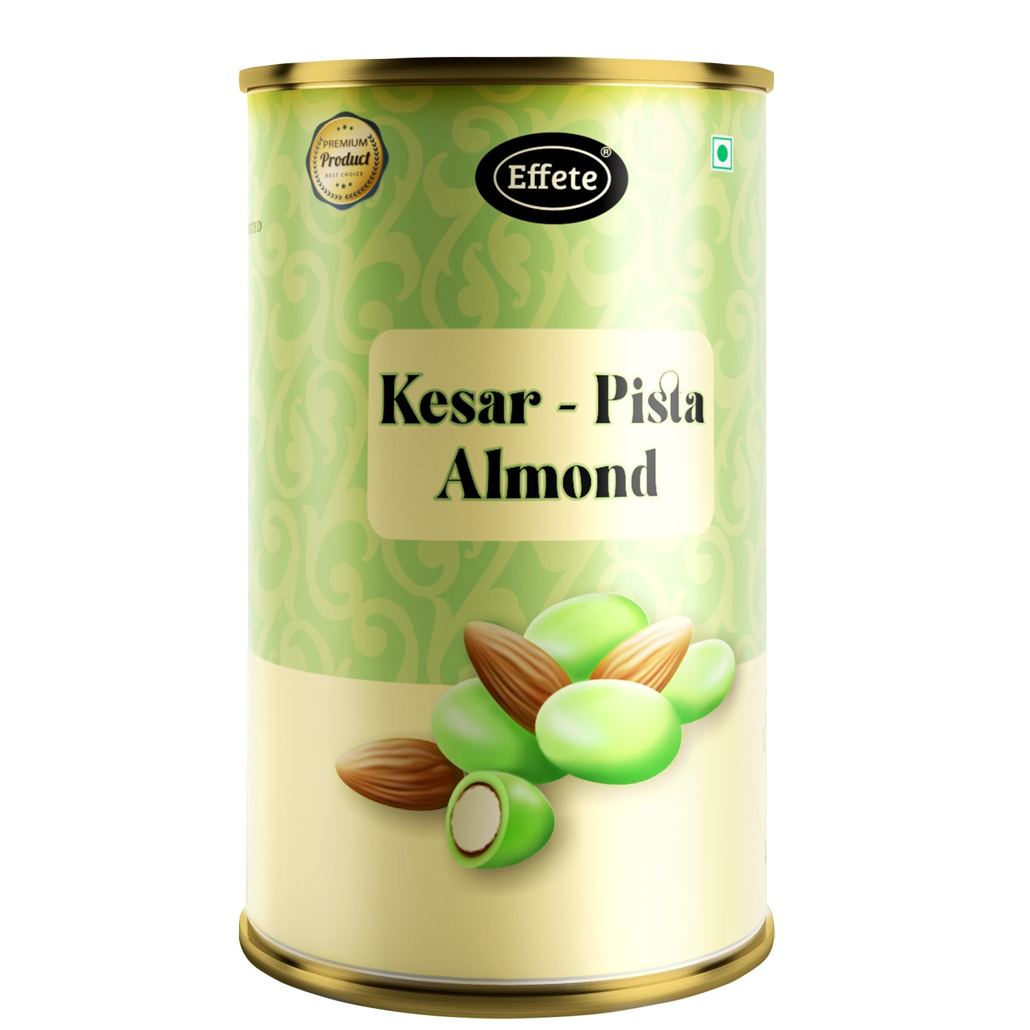 Effete Kesar-Pista Almonds Chocolate (96 g) 2 Effete Kesar-Pista Almonds Chocolate (96 g) - Image 2