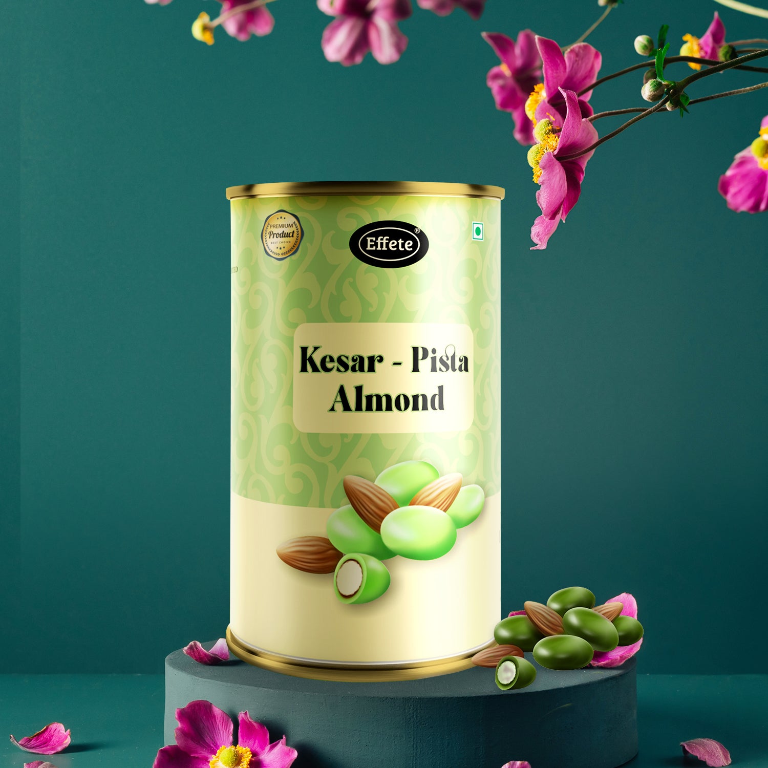 Effete Kesar-Pista Almonds Chocolate (96 g) 3 Effete Kesar-Pista Almonds Chocolate (96 g) - Image 3