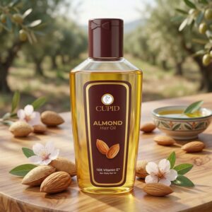 Almond Hair Oil with Vitamin E Nourishing Hair Care Solution (100 Ml)