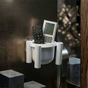 Drainmax Wall Mounted Toothbrush Holder Bathroom Organizer Rack (Pack of 2 )