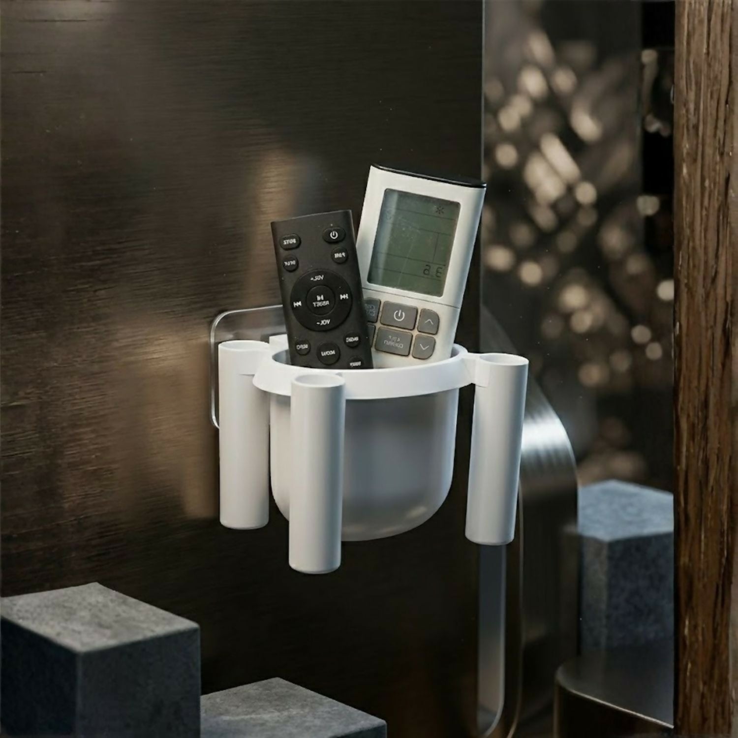 Drainmax Wall Mounted Toothbrush Holder Bathroom Organizer Rack (Pack of 2 ) 1 Drainmax Wall Mounted Toothbrush Holder Bathroom Organizer Rack (Pack of 2 )