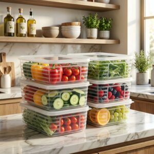 Cuisine Storage Container Airtight Kitchen Food Storage Box 3500Ml (Pack of 3)