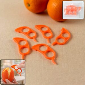 Multipurpose Plastic Orange Peeler Tool (5 Pc)