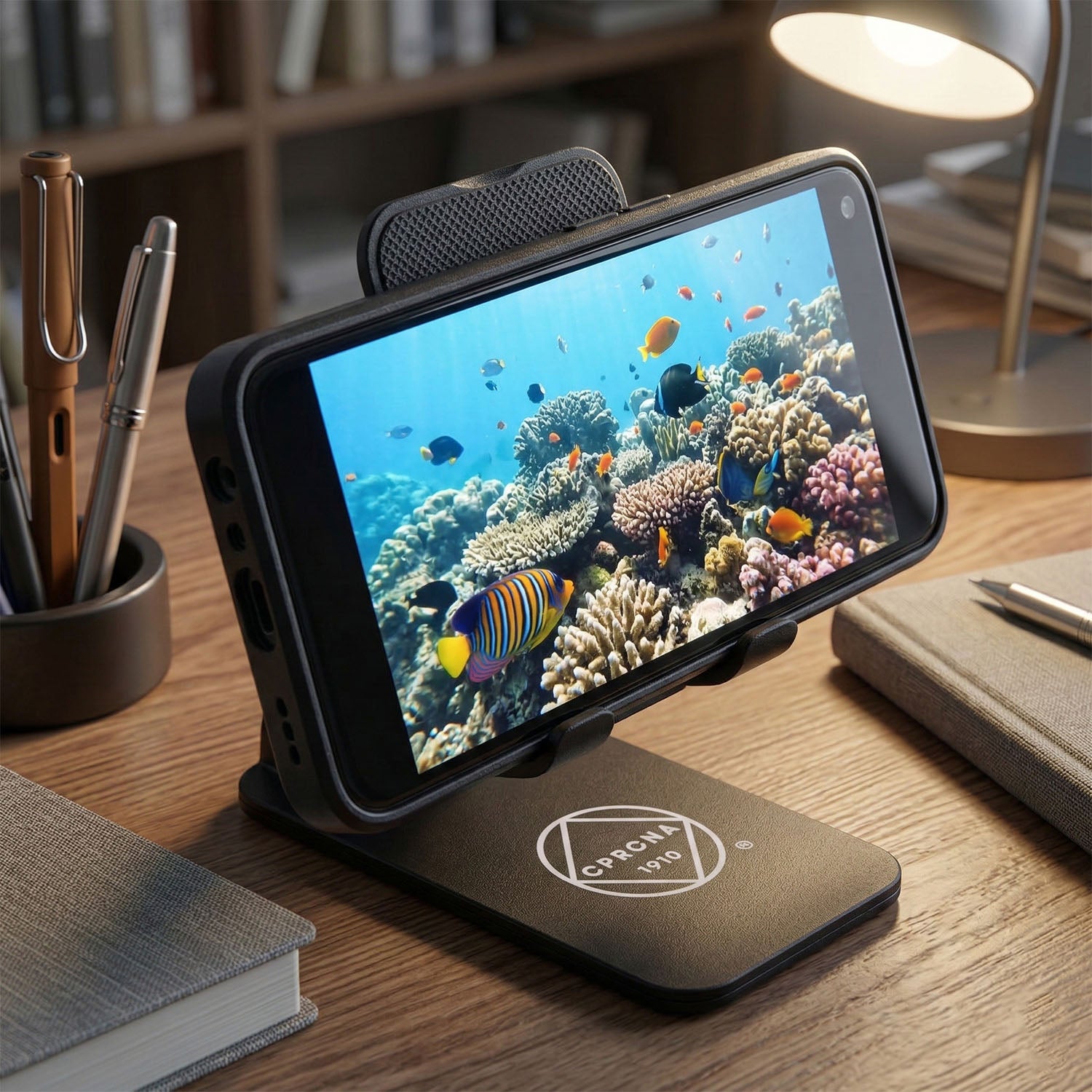 Foldable Adjustable Desktop Mobile Phone Stand Holder (1 Pc) 3 Foldable Adjustable Desktop Mobile Phone Stand Holder (1 Pc) - Image 3