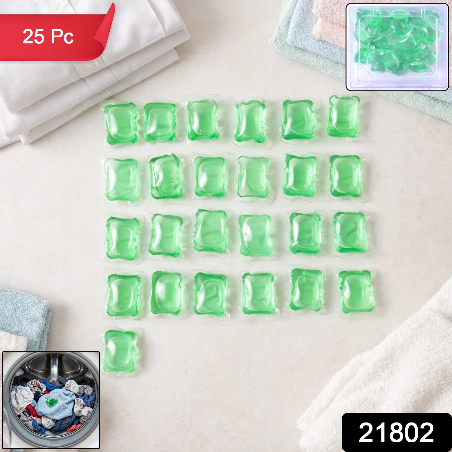 Concentrated Liquid Laundry Detergent Pods (25 Pc) 2 Concentrated Liquid Laundry Detergent Pods (25 Pc) - Image 2