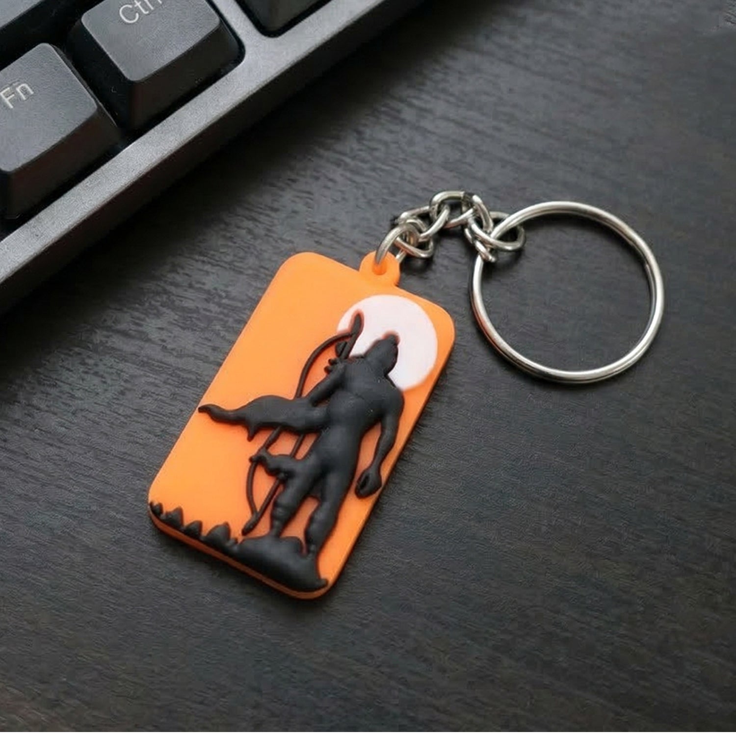 Religious Lord Ram Design Keychain with Premium Textured Finish (1 Pc) 3 Religious Lord Ram Design Keychain with Premium Textured Finish (1 Pc) - Image 3