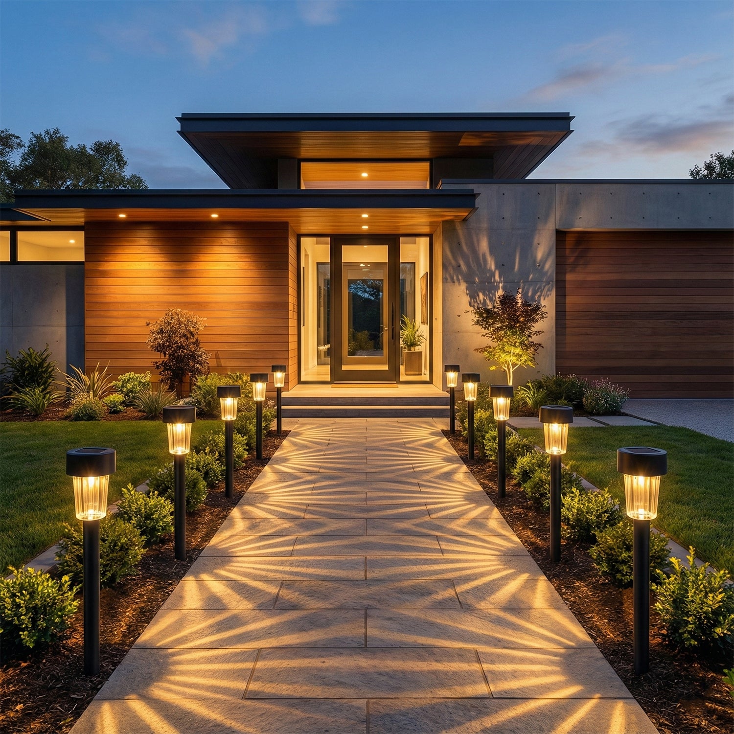 Solar Powered Lawn Pathway Light Set (12 Pcs Set) 3 Solar Powered Lawn Pathway Light Set (12 Pcs Set) - Image 3