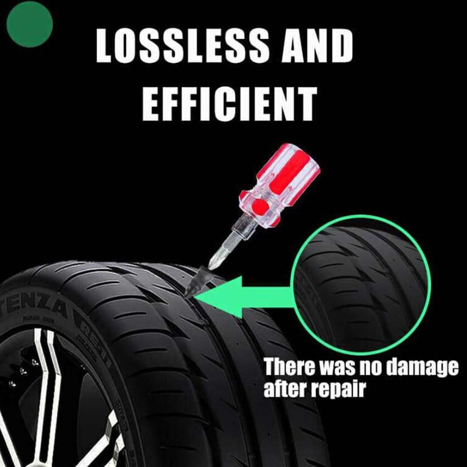 Premium Tubeless Tire Repair Rubber Plug 1 Pc 3 Premium Tubeless Tire Repair Rubber Plug 1 Pc - Image 3