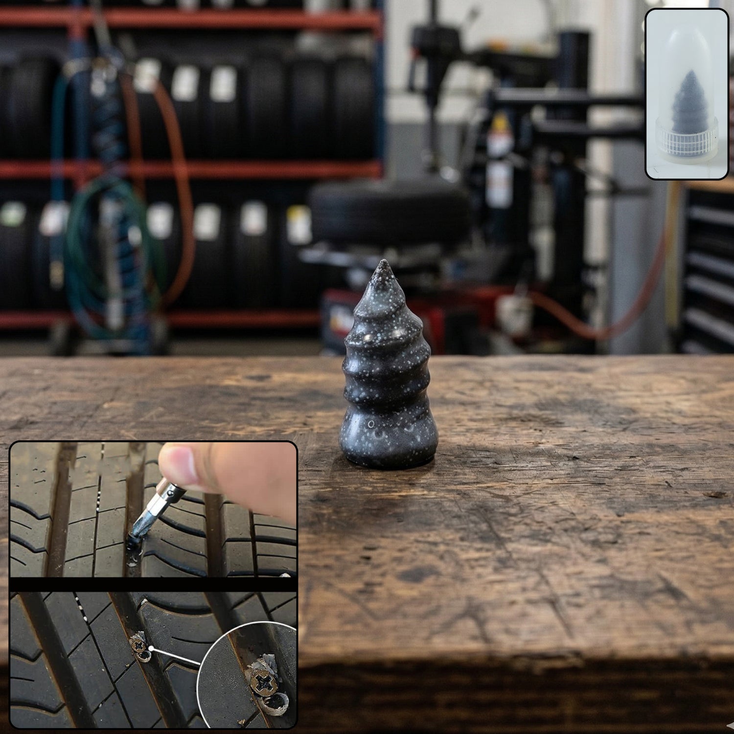 Premium Tubeless Tire Repair Rubber Plug 1 Pc 1 Premium Tubeless Tire Repair Rubber Plug 1 Pc