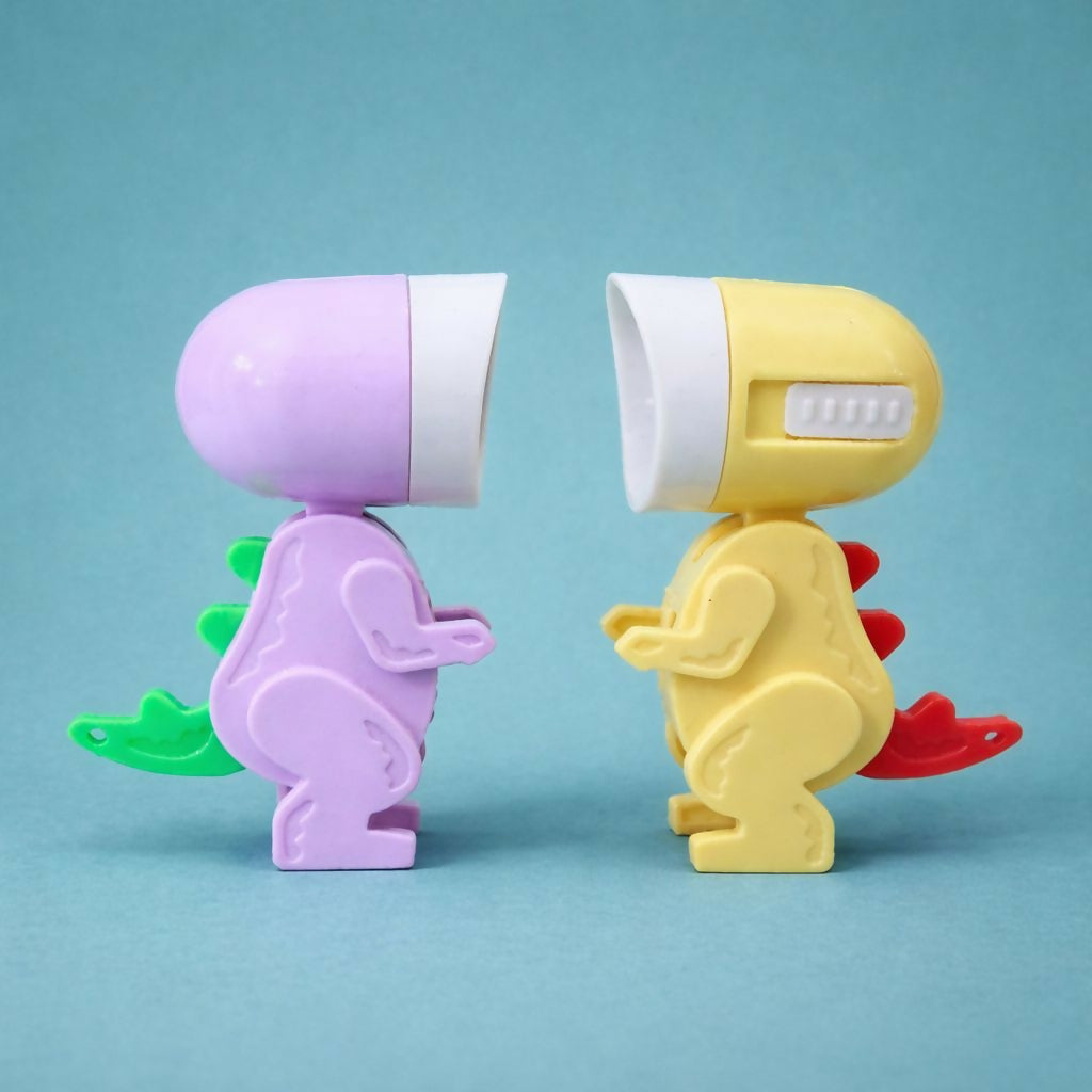 Cute Dinosaur LED Mini Flashlight Toy for Kids, Portable Torch Light (Color may vary) 3 Cute Dinosaur LED Mini Flashlight Toy for Kids, Portable Torch Light (Color may vary) - Image 3