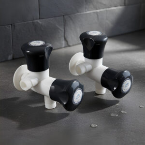 Premium Two-Way Angle Cock Set for Water Control 2Pc