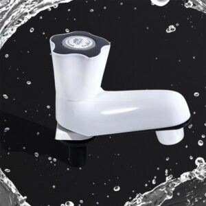 Premium Quality Short Body Plastic Water Tap (1 Pc)