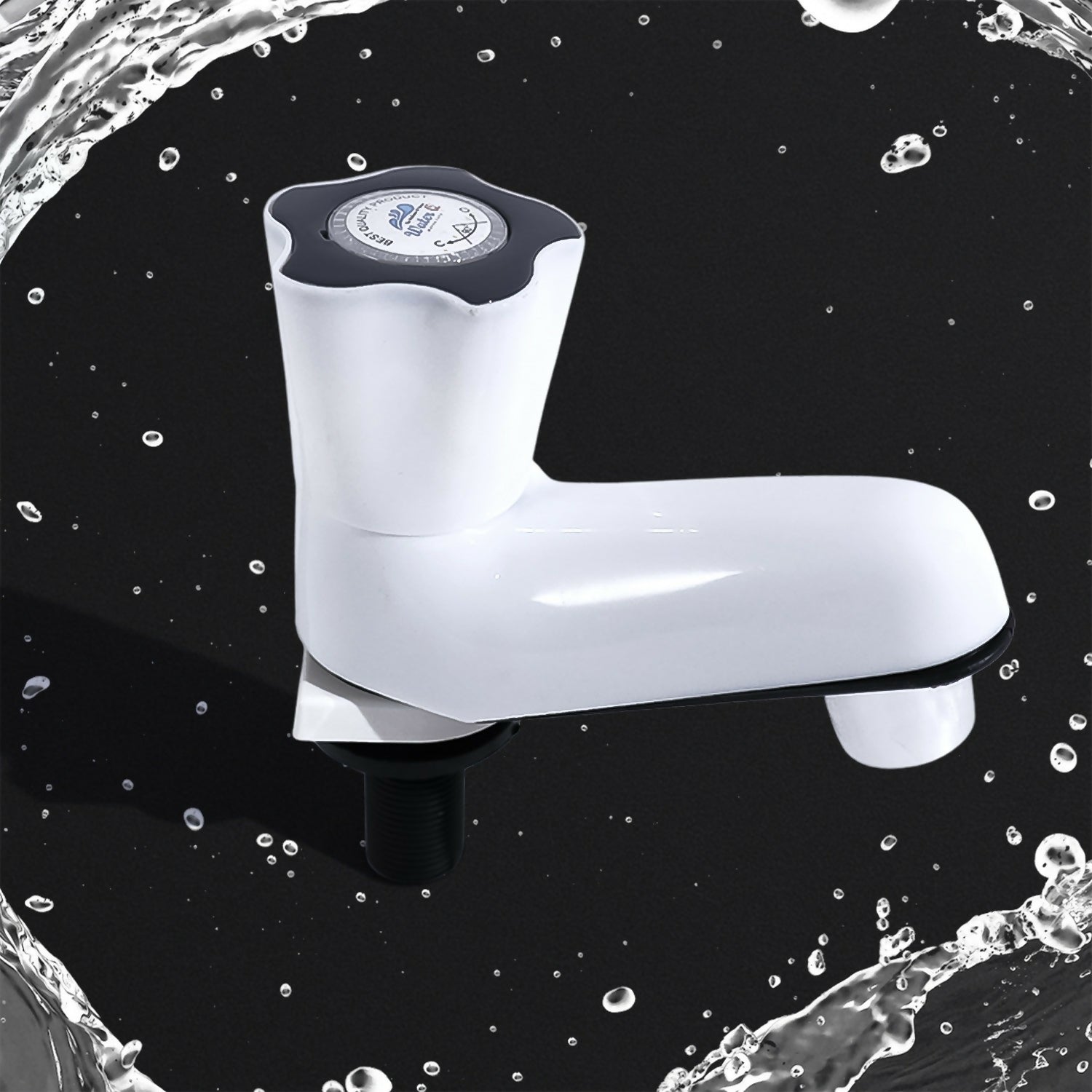 Premium Quality Short Body Plastic Water Tap (1 Pc) 1 Premium Quality Short Body Plastic Water Tap (1 Pc)