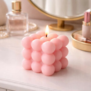 Bubble Cube Scented Candle for Home Decor and Gifting (Any color)