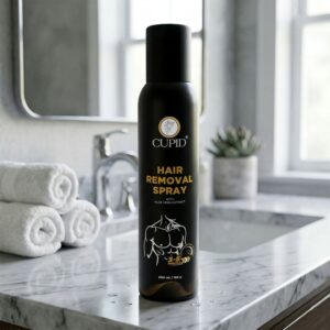 Cupid Hair Removal Spray with Aloe Vera Extract Fast Action Body Hair Remover (200 Ml)