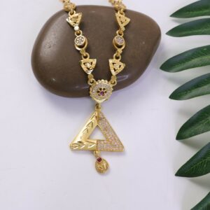 Royal Blossom Necklace Set with Elegant Floral Design for Women Festive Wear