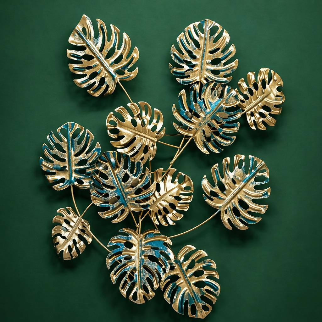 Modern Metal Leaf Wall Art Decor for Living Room Wall Decoration 3 Modern Metal Leaf Wall Art Decor for Living Room Wall Decoration - Image 3