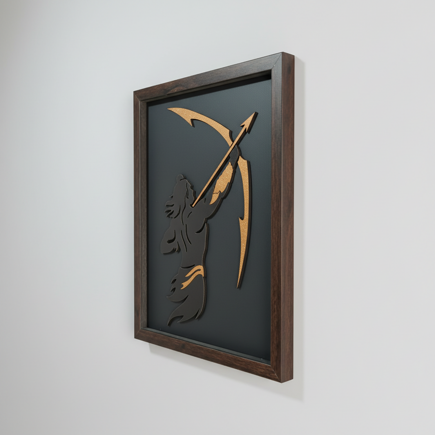 Lord Ram Wall Art Frame| Premium Minimalist Spiritual Wall Art for Living Room, Office & Meditation Space 3 Lord Ram Wall Art Frame| Premium Minimalist Spiritual Wall Art for Living Room, Office & Meditation Space - Image 3