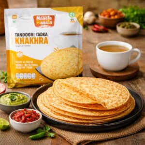 Naasta Baasta Tandoori Tadka Khakhra - Crispy Ready to Eat Snack (200 Gm)