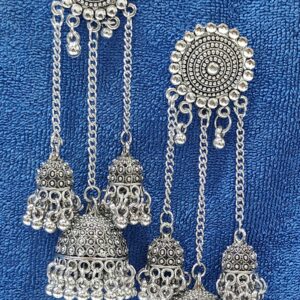 Silver Jhumka Earings