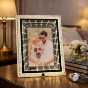 LED Photo Frame 4x6 Inch Decorative Light Frame for Couple Memories